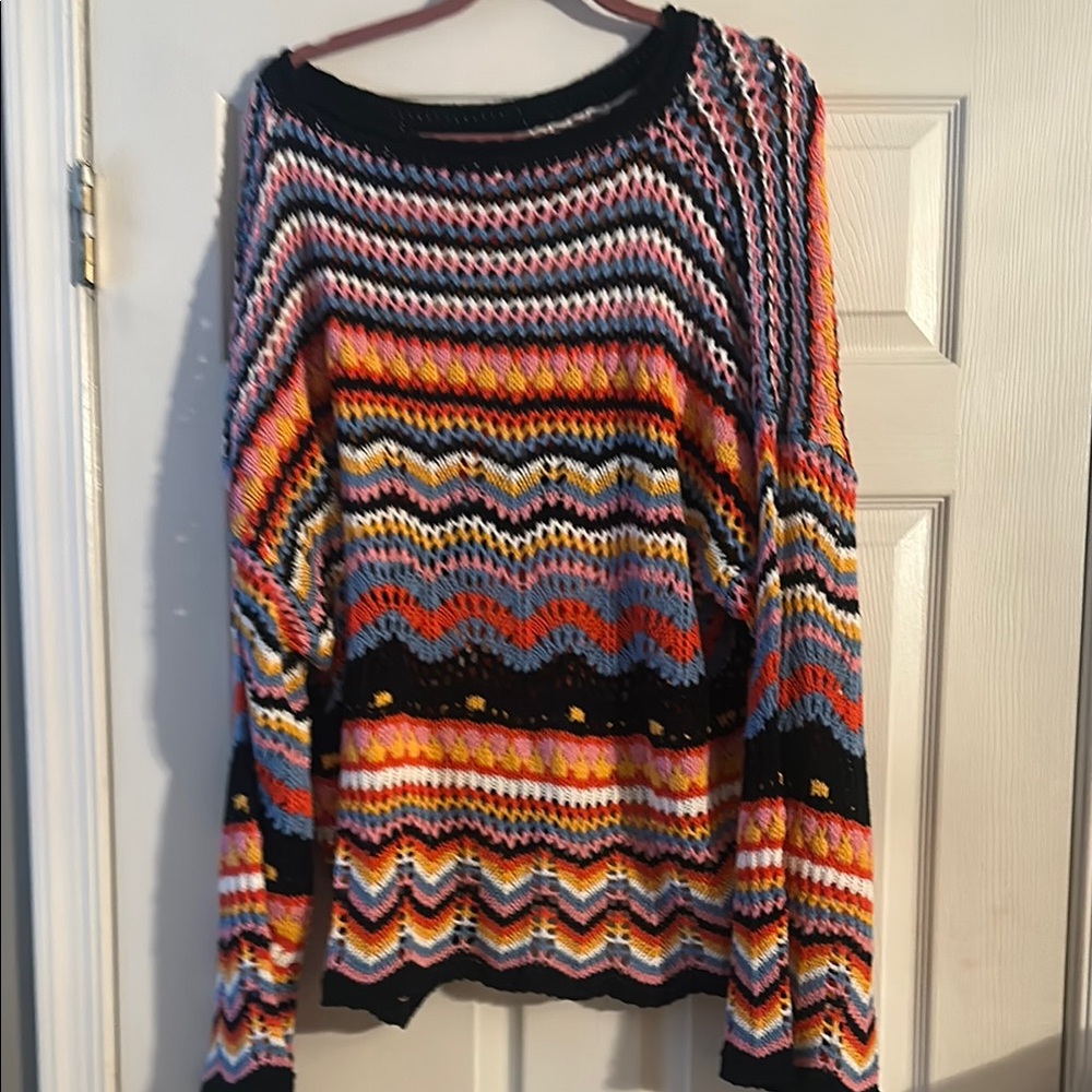 Multicolor Knit Women's Sweater